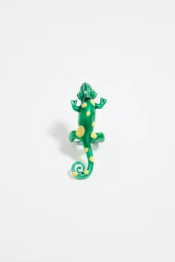 Cheap BIMBA Y LOLA Anillo Camaleon Esmalte Verde