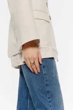 Cheap BIMBA Y LOLA Anillo Logo Candy Negro