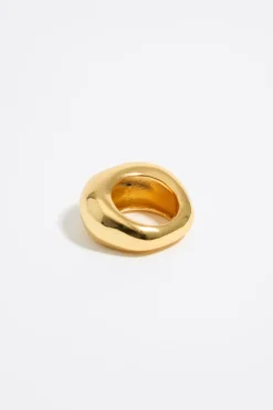 Fashion BIMBA Y LOLA Anillo Metal Dorado