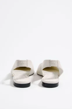 Clearance BIMBA Y LOLA Bailarina Destalonada Piel Marfil