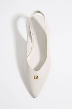 Clearance BIMBA Y LOLA Bailarina Destalonada Piel Marfil