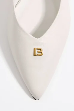 Clearance BIMBA Y LOLA Bailarina Destalonada Piel Marfil