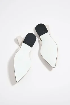 Clearance BIMBA Y LOLA Bailarina Destalonada Piel Marfil