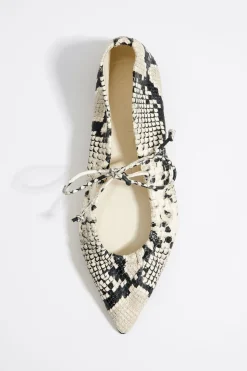 Best BIMBA Y LOLA Bailarina Piel Print Serpiente