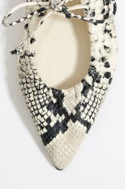 Best BIMBA Y LOLA Bailarina Piel Print Serpiente
