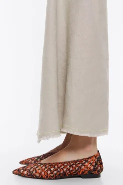 Cheap BIMBA Y LOLA Bailarina Trenzado Bicolor Naranja