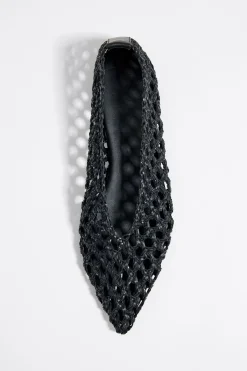 Online BIMBA Y LOLA Bailarina Trenzado Negra