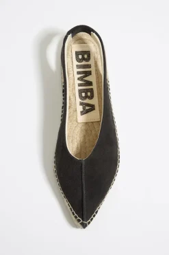 Shop BIMBA Y LOLA Bailarina Yute Destalonada Serraje Gris