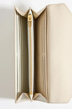 Flash Sale BIMBA Y LOLA Billetera Continental Piel Blanco Roto