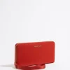 Clearance BIMBA Y LOLA Billetera Horizontal Con Cremallera Nylon Coral