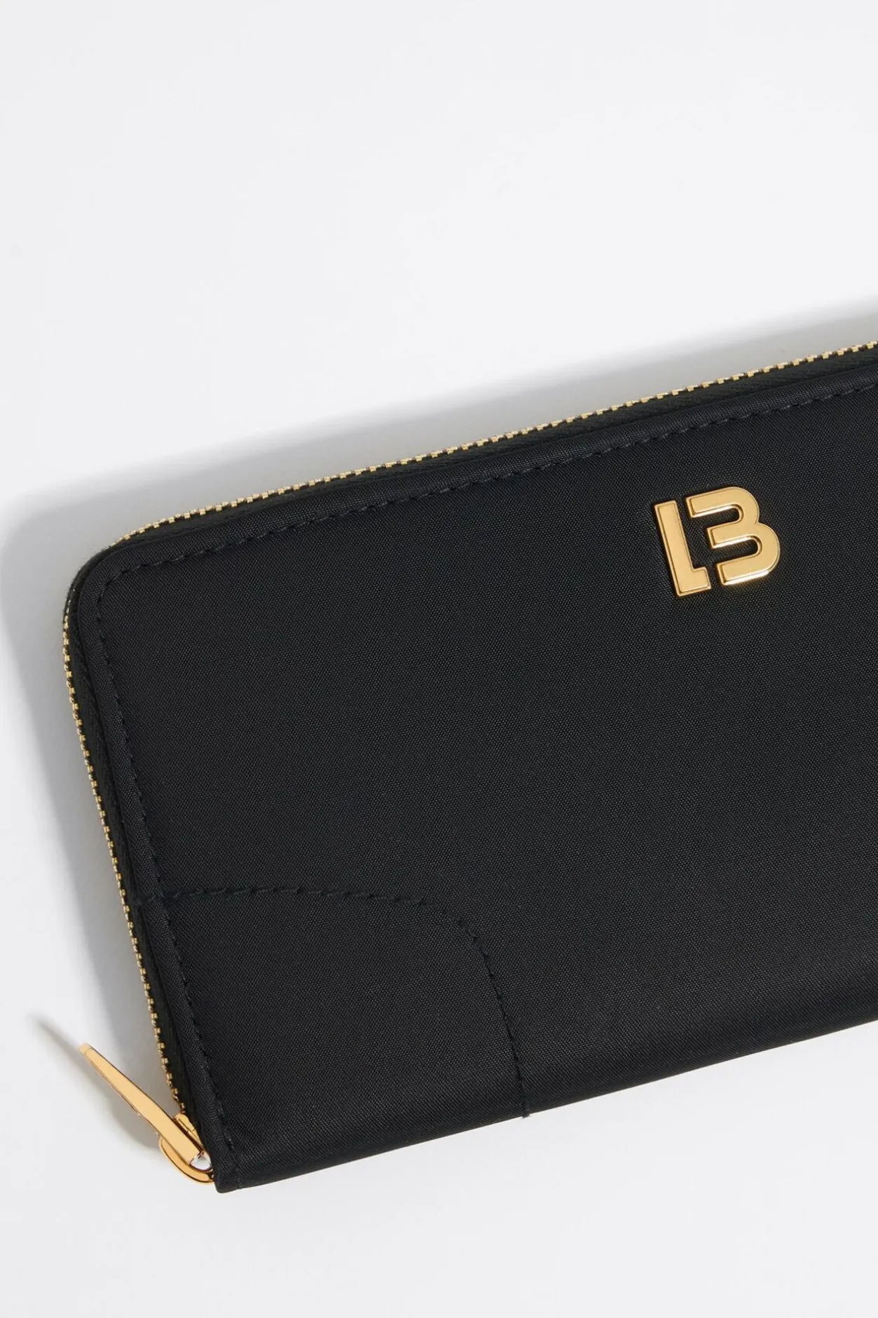 Outlet BIMBA Y LOLA Billetera Horizontal Cremallera Nylon Negra