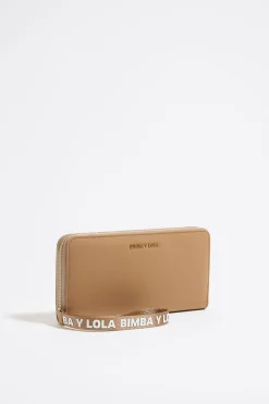 Sale BIMBA Y LOLA Billetera Horizontal Nylon Tostada