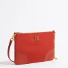 Fashion BIMBA Y LOLA Bolso Bandolera Mini Nylon Coral