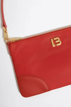 Fashion BIMBA Y LOLA Bolso Bandolera Mini Nylon Coral