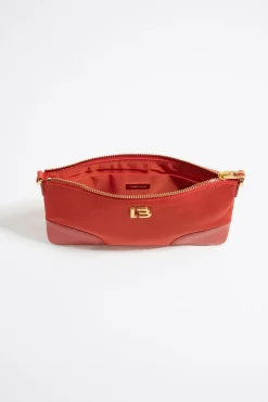 Fashion BIMBA Y LOLA Bolso Bandolera Mini Nylon Coral