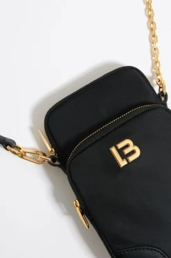 Shop BIMBA Y LOLA Bolso Bandolera Mini Nylon Negro