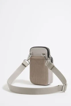 Shop BIMBA Y LOLA Bolso Bandolera Mini Nylon Arena