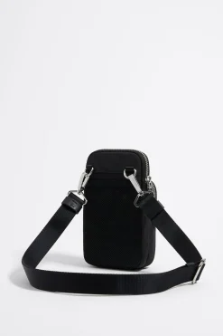 New BIMBA Y LOLA Bolso Bandolera Mini Nylon Negro