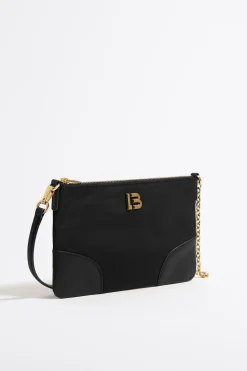 New BIMBA Y LOLA Bolso Bandolera Mini Nylon Negro