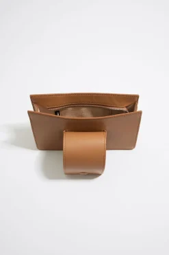 Fashion BIMBA Y LOLA Bolso Bandolera Mini Piel Miel