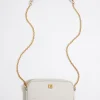 Sale BIMBA Y LOLA Bolso Bandolera Mini Piel Blanco Roto