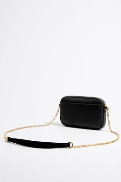 Sale BIMBA Y LOLA Bolso Bandolera Mini Piel Negro