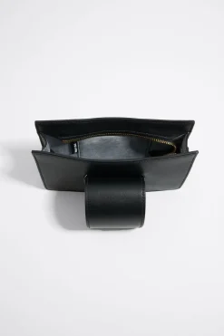 Online BIMBA Y LOLA Bolso Bandolera Mini Piel Negro