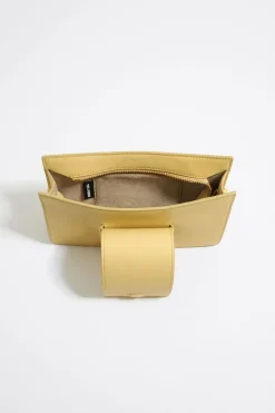 Hot BIMBA Y LOLA Bolso Bandolera Mini Piel Amarillo Topacio