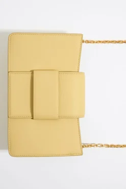 Hot BIMBA Y LOLA Bolso Bandolera Mini Piel Amarillo Topacio