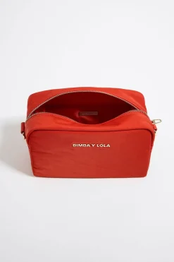 Hot BIMBA Y LOLA Bolso Bandolera Pequeno Nylon Coral