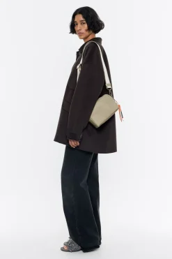 Cheap BIMBA Y LOLA Bolso Bandolera Pequeno Nylon Caqui Claro