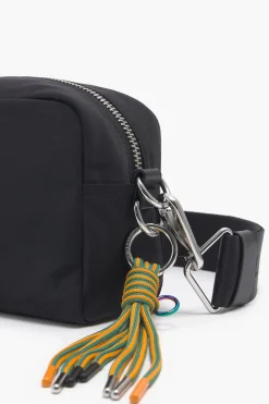 Fashion BIMBA Y LOLA Bolso Bandolera Pequeno Nylon Negro