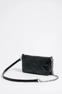 Cheap BIMBA Y LOLA Bolso Bandolera Pequeno Piel Negro