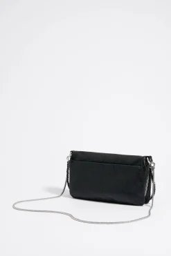 Discount BIMBA Y LOLA Bolso Bandolera Pequeno Piel Negro