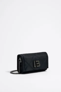 Outlet BIMBA Y LOLA Bolso Bandolera Solapa Mini Negro