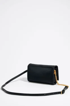 Discount BIMBA Y LOLA Bolso Bandolera Solapa Mini Negro