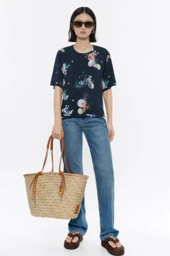 Sale BIMBA Y LOLA Bolso Capazo Maxi Natural