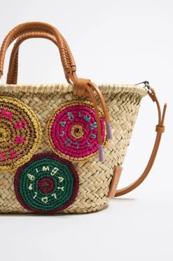 Store BIMBA Y LOLA Bolso Capazo Mediano Natural