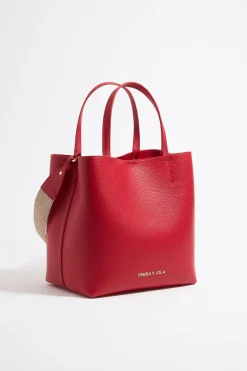 Flash Sale BIMBA Y LOLA Bolso Chihuahua Grande Piel Rojo
