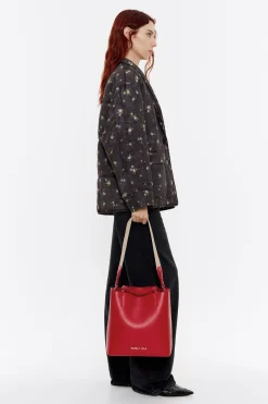 Flash Sale BIMBA Y LOLA Bolso Chihuahua Grande Piel Rojo