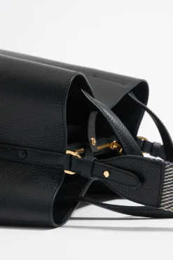 Sale BIMBA Y LOLA Bolso Chihuahua Grande Piel Negro