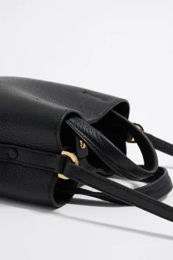 Shop BIMBA Y LOLA Bolso Chihuahua Mini Piel Negro