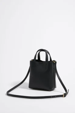 Shop BIMBA Y LOLA Bolso Chihuahua Mini Piel Negro