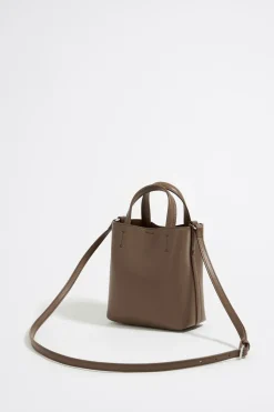 Outlet BIMBA Y LOLA Bolso Chihuahua Mini Piel Topo Oscuro