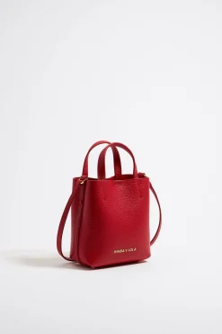 Clearance BIMBA Y LOLA Bolso Chihuahua Mini Piel Rojo
