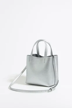 Store BIMBA Y LOLA Bolso Chihuahua Pequeno Piel Plata