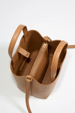 Shop BIMBA Y LOLA Bolso Chihuahua Pequeno Piel Miel