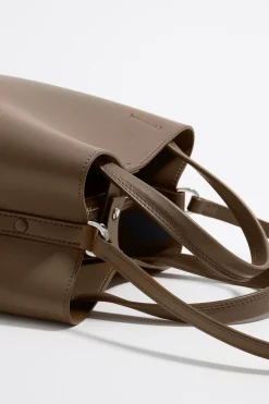 Fashion BIMBA Y LOLA Bolso Chihuahua Pequeno Piel Topo Oscuro