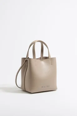 Hot BIMBA Y LOLA Bolso Chihuahua Pequeno Piel Gris Claro