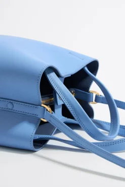 New BIMBA Y LOLA Bolso Chihuahua Pequeno Piel Azul